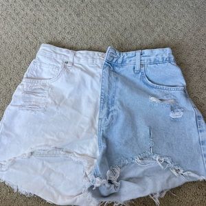 Two toned shorts